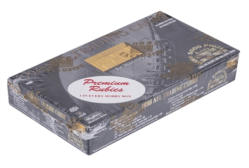 1996 Skybox Premium Factory Sealed Football Wax Box (18 Packs)